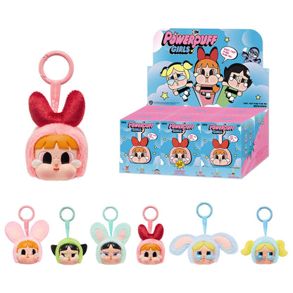 POP MART Crybaby × Powerpuff Girls Series-Vinyl Face Plush Blind Box 6PCs Crybaby Blind Box Figures Random Design Action Figures Collectible Toys Home Decorations Whole Set